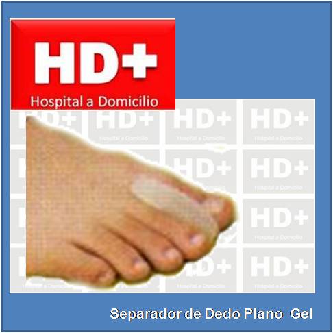 Separador de Dedo de PIE en Gel Plano